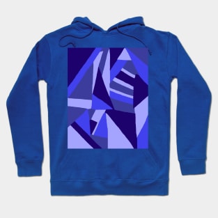 Blue Abstract Hoodie